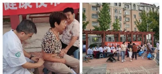 济南市第七人民医院韩仓一村“健康夜市”义诊活动，助力居民健康生活