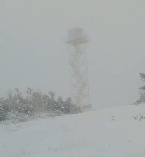 中国最冷小镇迎来今秋初雪
