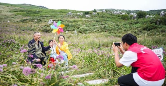 贵州六盘水韭菜坪：紫色花海的秋日诱惑