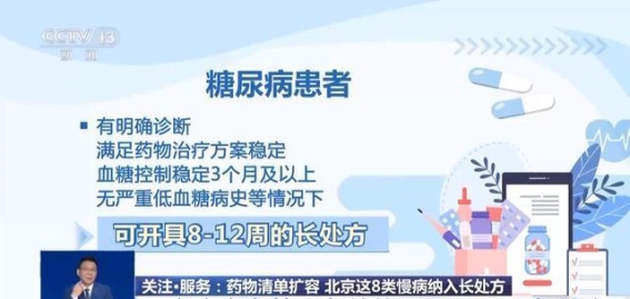慢性病患者用药新规：北京八类慢病长处方管理的积极变化